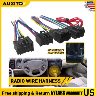 Arnés de cableado inverso de reemplazo de radio de coche caliente para PONTIAC Bonneville 2003-2005 P Foto 1 de 4