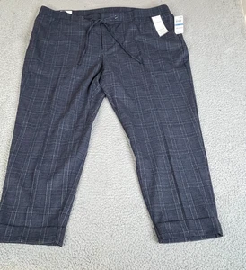 Pantalón Charter Club Mujer 28W Cuadros Ajustado Adelgazante Elastizado Puños Talla Grande 50x28 - Imagen 1 de 22