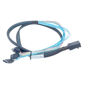 Supermicro 1m SA-F43S7PS-1M-N2 12G MiniSAS HD SFF-8643 do 4x SATA Breakout Kabel - Zdjęcie 1 z 4