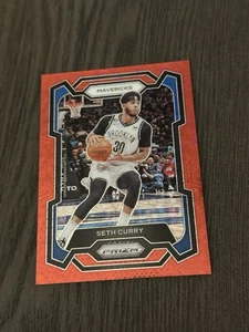 2023-24 Panini Prizm Fast Break Disco Red Prizm SP /100 #219 SETH CURRY - Bild 1 von 3