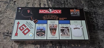 Monopoly San Francisco Giants 2005 Edición Coleccionista ¡Nuevo Sellado de Fábrica! Foto 1 de 4