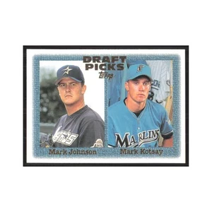 1997 Topps Mark Johnson/Mark Kotsay Houston Astros/Florida Marlins #483 - Picture 1 of 3