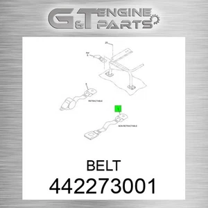 442273001 BELT fits INTERNATIONAL TRUCK (New OEM Open Box) - Picture 1 of 3