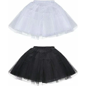 Enagua sin aro crinolina con 3 capas para niña, falda interior para niña con flores - Imagen 1 de 9