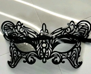 Black Eye Mask Masquerade Halloween Sexy Eye Mask - Picture 1 of 5