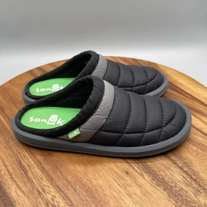 Zapatillas Sanuk Lil Puffer Juveniles 6 Negras Deslizables Bajos Zapatos Informales Cómodos - Imagen 1 de 8