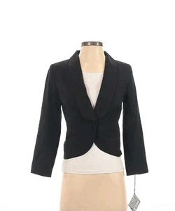 Alexander McQueen For Target Collaboration Blazer Cropped Taglia L Nero - Foto 1 di 4