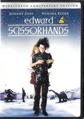 Edward Scissorhands (DVD, Anniversary Ed.) Johnny Depp, Tim Burton, 1990, SEALED - Image 1 of 2