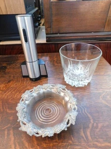 3 tlg WEIN KONVOLUT! Cuisinart Auto Korkenzieher Auszieher Flasche Untersetzer Eiskübel - Bild 1 von 8