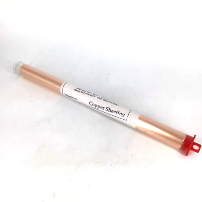 Lámina de cobre juguetes realmente buenos para hacer manualidades techo de casa de muñecas NOS 1 ft cuadrado Foto 1 de 4