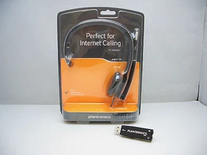 Plantronics Audio 310-USB / Audio 610-USB Mono Fascia Computer con Filo Cuffie - Picture 1 of 2