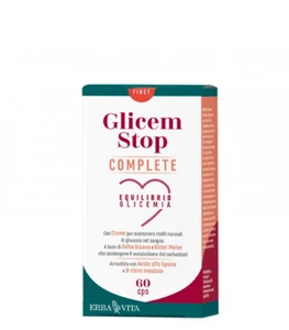 ERBA VITA Glicem Stop Complete Metabolism support 60 capsules - Picture 1 of 1