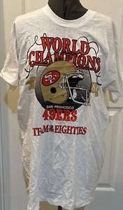 VINTAGE NFL SAN FRANCISCO 49ERS 1988 TEE SHIRT Screen Stars USA Size XL - Picture 1 of 7
