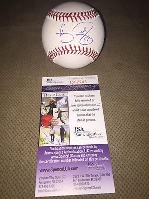 CARSON FULMER CHICAGO WHITE SOX SIGNED OFFICIAL OMLB BASEBALL JSA COA AUTO - Image 1 of 2