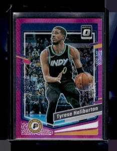 2023-24 Donruss Optic #27 Tyrese Haliburton Hyper Pink - Imagen 1 de 2