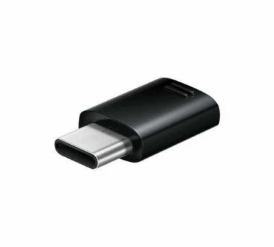 Official Samsung Galaxy S8 / S8 Plus Micro USB to USB-C Adapter - Black — 第 1/4 张图片