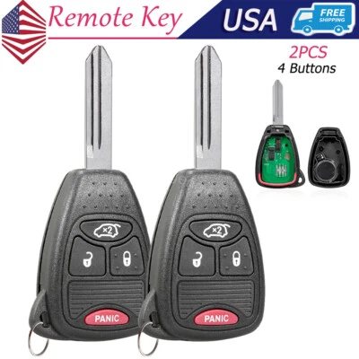 2 para Jeep Grand Cherokee 2005 2006 2007 mando a distancia sin llave mando a distancia Foto 1 de 4