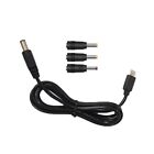 USB PD to 12V 5.5x2.5mm 2.5/3.5/4.0mm Power Supply Cable for Router Laptop DVR
