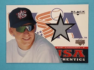 2000 Upper Deck Black Diamond Rookie Edition Jersey Kurt Ainsowrth USA #141 ⚾ - Picture 1 of 2
