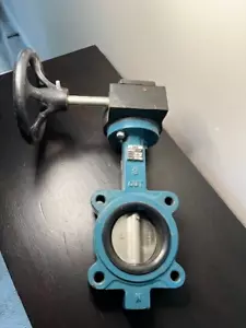Dezurik BGSII 3" Butterfly Valve Manual Hand Wheel Stem/Disc Stainless Seat EPDM - Picture 1 of 7