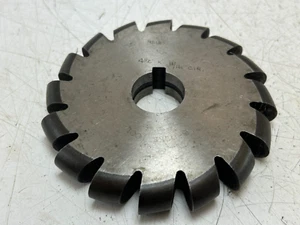 4-1/2" x 11/16" x 1" - Cortador convexo HSS - Fresadora de arco semicírculo - Imagen 1 de 4