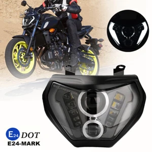 LED Headlight Assembly  For Yamaha MT09 FZ09 2014 2015 2016,With DRL Hi/Low Beam - Picture 1 of 15