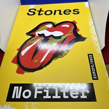 Rolling Stones "No Filter" European Tour Souvenir Programme 50 pages Plus Ticket