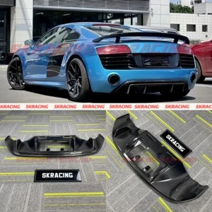 Fit Audi R8 V10 08-15 Carbon Fiber/Forged Carbon Fiber Rear Bumper Diffuser Lip - Picture 1 of 26
