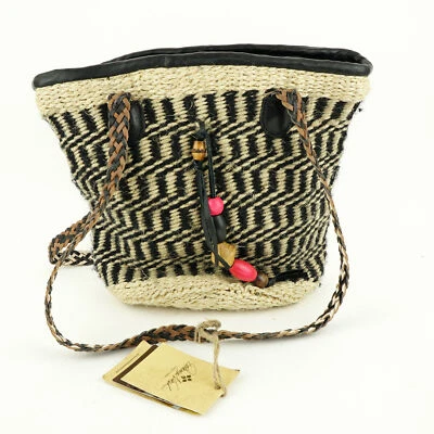 Bolso de Mano/Bolso de Hombro Patricia Nash Maya Mediano $199, Negro/Blanco Foto 1 de 4