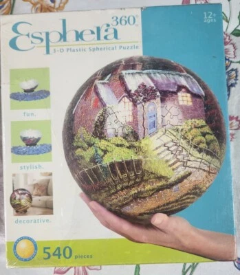 Esphera 360 2004 Cottage Amazing 3D Plastic Puzzle Ball - 540 pcs, Sealed - Image 1 of 4
