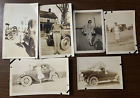 6 photos originales, plusieurs automobiles avec hommes et femmes ~ Milford, DE Estate
