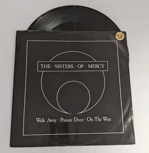 12 Inch Extended Remix Vinyl - The Sisters Of Mercy Walk Away 1984 Info Below - Picture 1 of 10