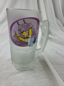 Homer Simpson Large Beer Stein Frosted Mug Duff Large 8" 2001 - Picture 1 of 3