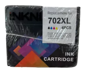 4x 702XL T702XL Ink Cartridge for Epson 702 Workforce WF-3720 WF-3730 WF-3733 - Picture 1 of 3