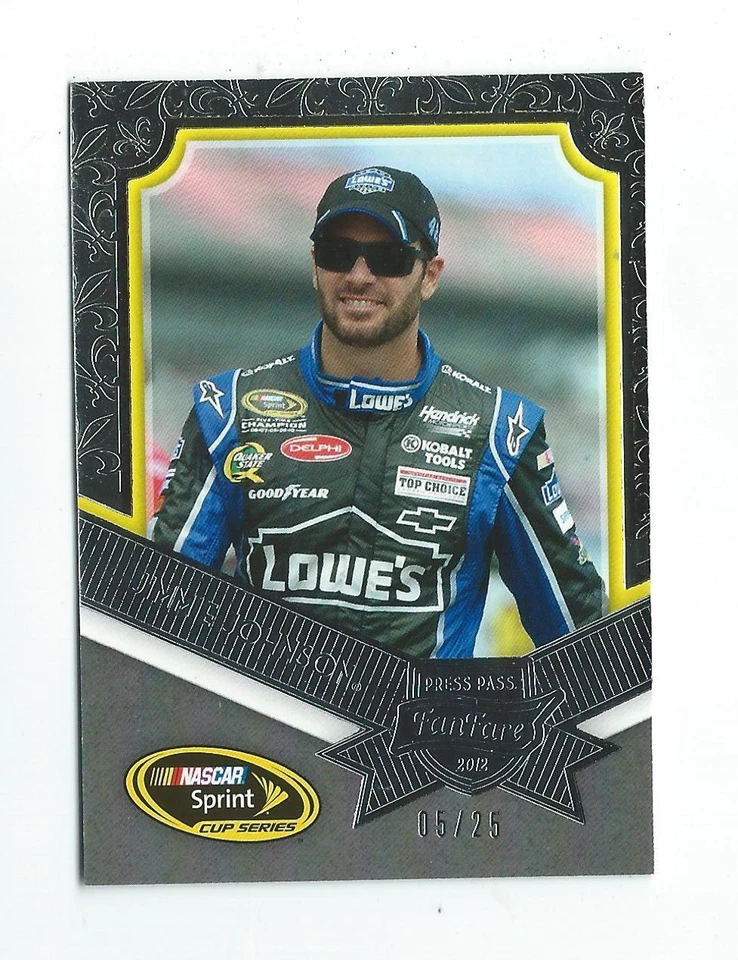 2012 Press Pass Fanfare Silver #20 Jimmie Johnson /25 - Image 1 of 1