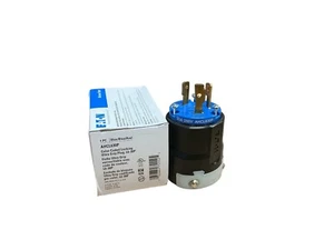 Eaton AHCL630P Spina di Bloccaggio Industriale L6-30P 30A 250V Blu/Nero Ultra Grip - Foto 1 di 2