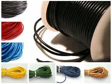 32.8 feets Round Real Genuine Leather String Jewelry Cord 2mm Colour Choice