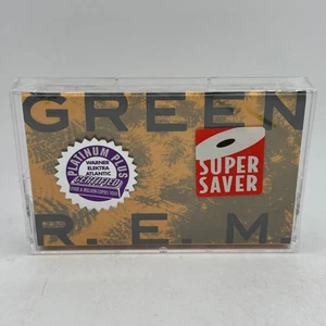 R.E.M. - Green Cassette Reissue Super Saver Alternative Rock HTF SEALED NOS - Picture 1 of 6