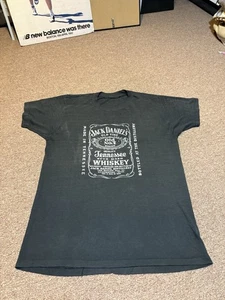 Camiseta vintage de whisky Jack Daniel’s de los años 80 50/50 de papel delgada de una sola puntada - Imagen 1 de 10