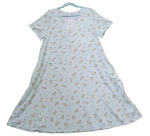 Nuevo con etiquetas Vestido Lularoe XL Jessie con Bolsillos Multicolor Floral Flores (#220) - Imagen 1 de 5