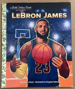 VG 2024 HC Little Golden Book First Edition LeBron James S Clinch K Nebechi - Picture 1 of 8