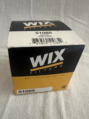 FILTRO DE ACEITE DE MOTOR WIX 51085 para Jeep Grand Cherokee L6 1993-2004 - 4,0 L Foto 1 de 3