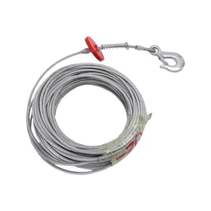 Winch Cable 6mm 30m 17637lb Load Bearing Anti Twist Universal Steel Winch Rope - Picture 1 of 12
