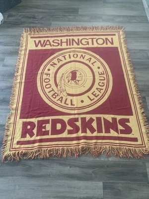 Cobertor Washington Redskins vintage NFL. 5'x4' - Imagem 1 de 4