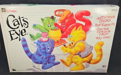 Juego de mesa de mármol ojo de gato juguete vintage caja original completo 1986 ¡con extras! Foto 1 de 4