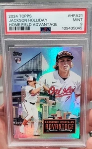 2024 Topps JACKSON HOLLIDAY RC Home Field Advantage #HFA21 Rookie PSA 9 - Picture 1 of 1