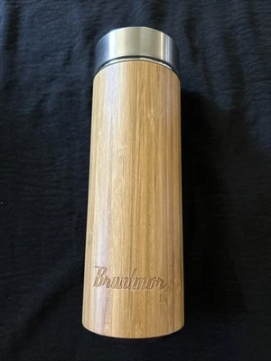 Botella infusora de té de bambú Bruntmor 12 oz. Nuevo en caja Foto 1 de 4