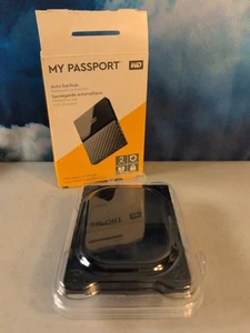Western Digital My Passport 2TB External Hard Drive Black WDBS4B0020BBK - Afbeelding 1 van 24