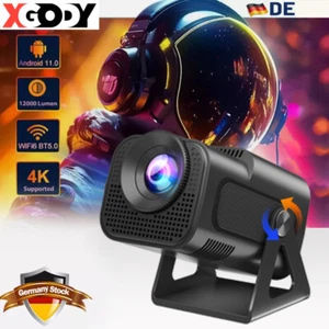 5G WiFi Projektor 4K 1080P Full HD Beamer Bluetooth Android Heimkino Projektor - Bild 1 von 12