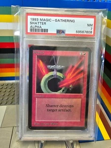 1993 MTG Magic the Gathering Shatter Alpha PSA 7 - Picture 1 of 2